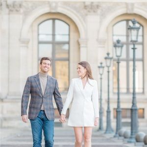 Aidan by Aidan Mattox Tuxedo Blazer Dress